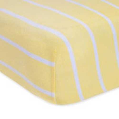 Varied Stripe Organic Cotton BEESNUG® Fitted Crib Sheet