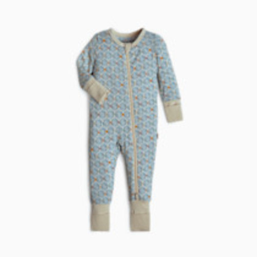 Tiny Kind Bamboo Viscose Convertible Printed Footie - Multi Print, 0-3 M