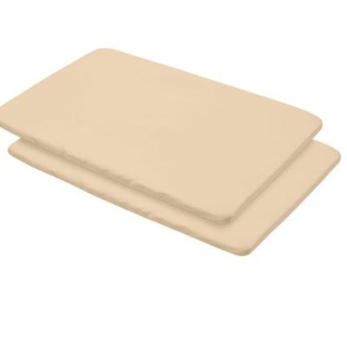 Breathablebaby All-in-one Fitted Sheet & Waterproof Cover, For 39" X 27" Play Yard Mattress (2-pack), White