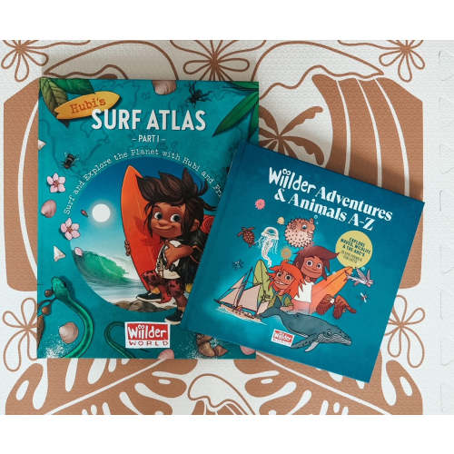 Book Bundle Hubi's Surf Atlas + Wiilder Adventures A-Z Bundle