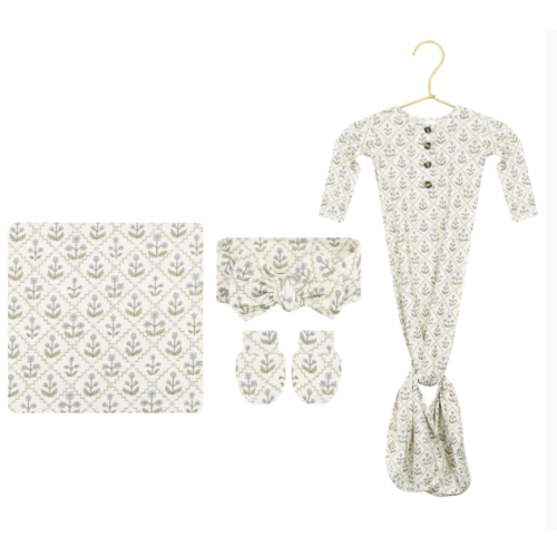 Etta Newborn Headband Bundle (Gown)