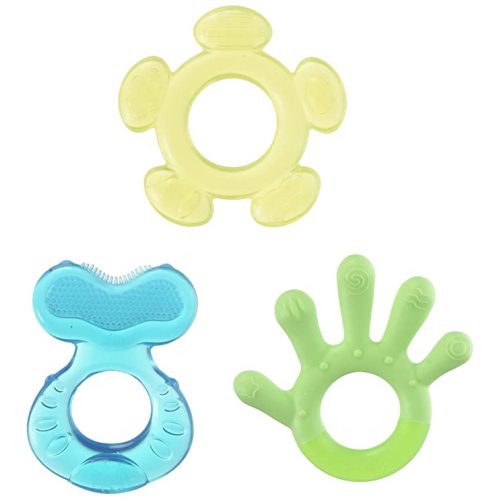 Nuby 3 Step Soothing Teether Set, BPA Free - Colors may vary. - Multi
