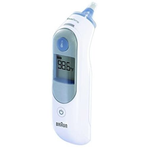 Braun Digital Ear Thermometer, ThermoScan 5 IRT6500, Ear Thermometer for Babies, Kids, Toddlers and Adults, Display is Digital and Accurate, Thermometer for Precise Fever Tracking at Home
