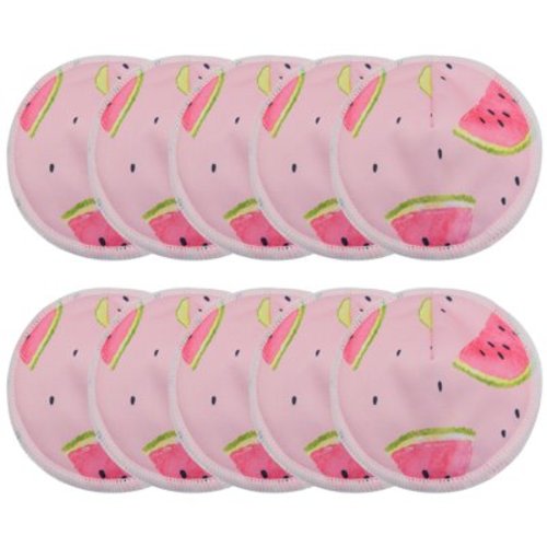 Organic Washable Breast Pads 10 Pack | Reusable Nursing Pads for Breastfeeding