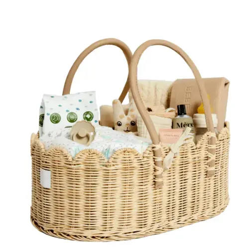 Bebe Bask Poppy Diaper Caddy