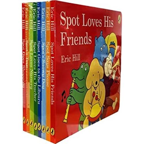 Spot Story Collection 8 Books Set Pack by Eric Hill (Early Learning for Beginners)