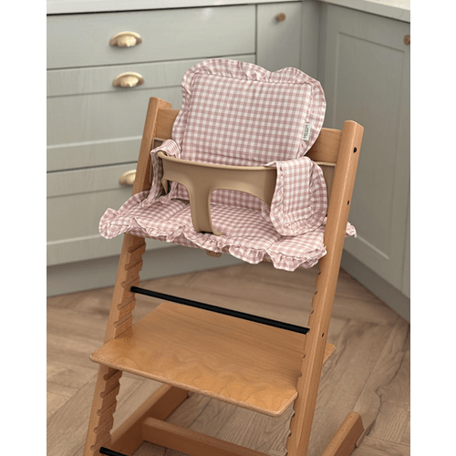 Blush Gingham 2 in 1 Cushion