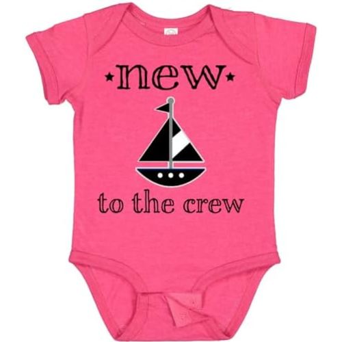 inktastic New To the Crew Newborn Baby Bodysuit