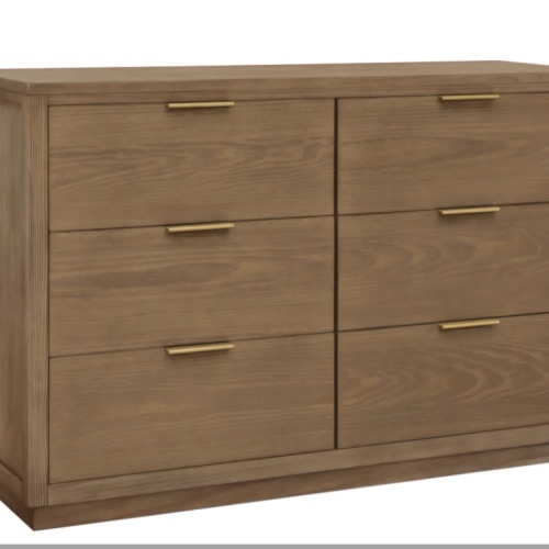 Forever 6 Drawer Dresser with Interlocking Drawers - Naturals Collecti | Delta Children