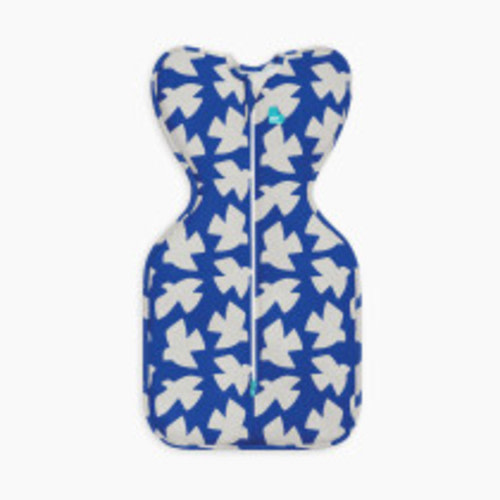 Love to Dream Swaddle Up Original 1.0 TOG - Cobalt -Paper Birds, Small