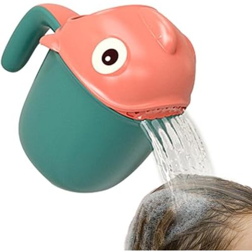 Cute Rinse Cup - Shampoo Rinse Cup, Cartoon Clownfish Baby Rinse Shampoo Rinser | Baby Bath Rinser Rinse Cup Shower Sprinkler Wash Hair Cup Portable Water Scoop for Eyes and Ears