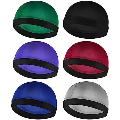 6 Pcs Kids Satin Wave Caps Boo Boo Cap Baby Wave Caps Kids Stocking Cap for Boys Girls