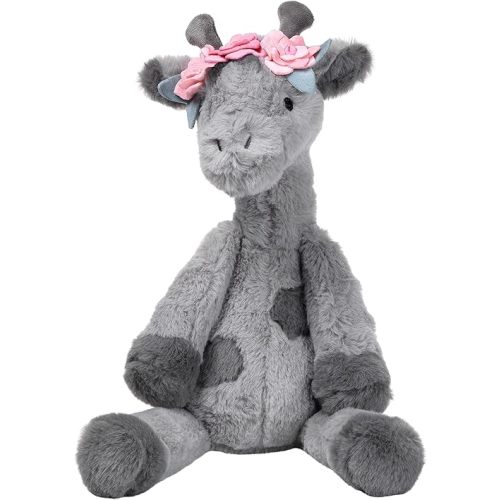 Lambs & Ivy Giraffe and a Half Gray Plush Stuffed Animal Toy - Skylar