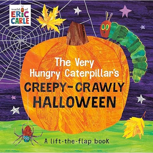 The Very Hungry Caterpillar's Creepy-Crawly Halloween: A Lift-the-Flap Book Board book – Lift the flap, August 13, 2024