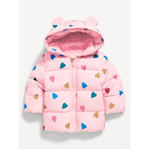 Water-Resistant Hooded Critter Puffer Jacket for Baby | Old Navy
