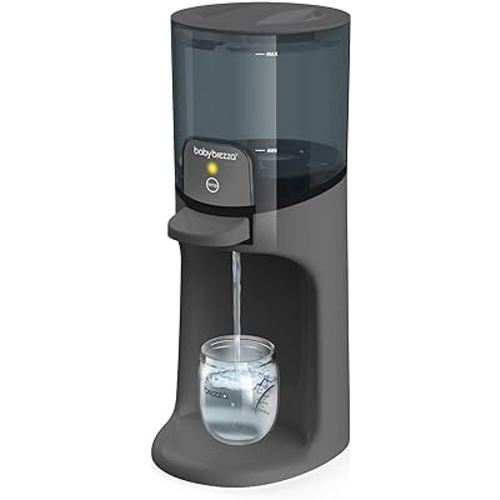 Baby Brezza Instant Baby Bottle Warmer - Fast Water Warmer Instantly Dispenses 24/7 in 3 Temperatures, Charcoal