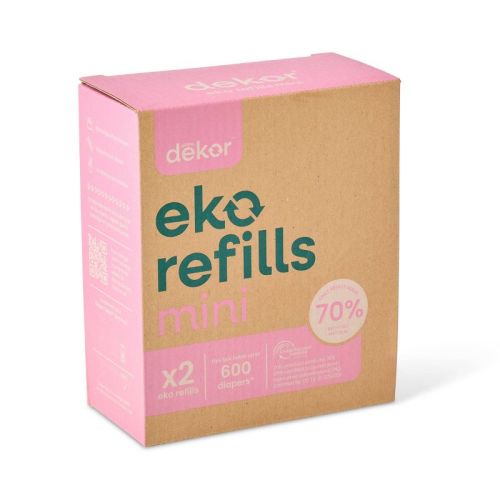 Diaper Dekor Eko Mini Diaper Pail Refill - 2pk
