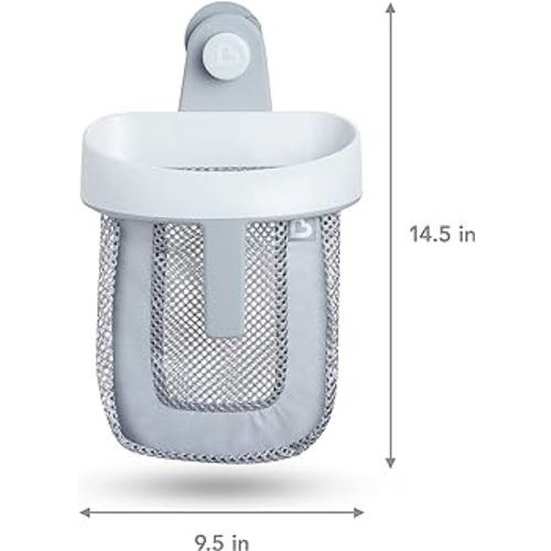 Amazon.com : Munchkin® Super Scoop™ Hanging Bath Toy Storage with Quick Drying Mesh, Grey : Baby