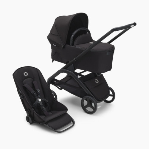Dragonfly Seat and Bassinet Complete - Black/Midnight Black-Midnight Black