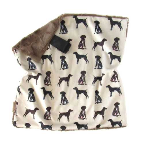 German Shorthaired Pointer Dog Lovey, Black and Brown Pointer Dog Lovey, Pointer Dog Lovey, German Pointer Baby Lovey, Faux Fur Lovey, Gift