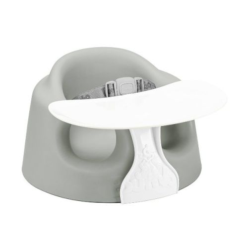 Bumbo Floor Seat PLUS+ with Tray Infant Positioning Seat - Monsoon
