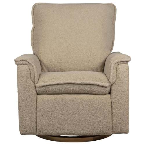 Baby Appleseed Anza Power Swivel Glider Recliner in Taupe