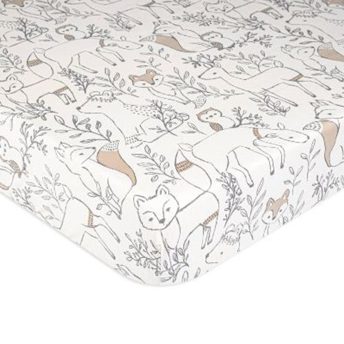 Crane Baby Cotton Sateen Fitted Crib Sheet - Caspian Whales