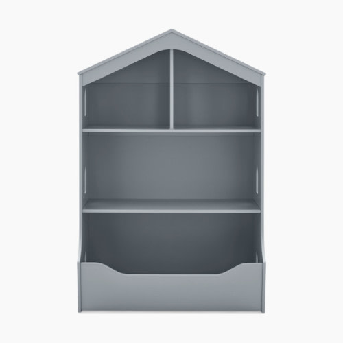 Delta Children Playhouse Bookcase with Toy Storage - Grey