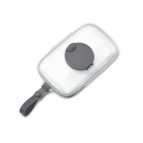 Skip Hop Grab & Go Snug Seal Wipes Case, Color: Gray