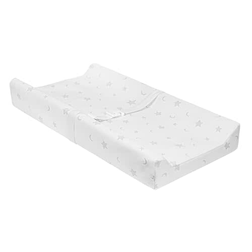 BEIANPP Mini Baby Changing Pad 23 x 13 with Cover, Fits Jayden Convertible Crib & Dresser, Waterproof & Non-Slip, Small Diaper Contoured Foam Changing Table Topper