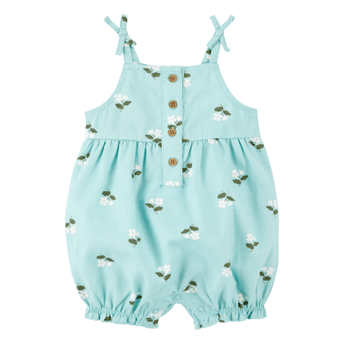 Baby Floral Cotton Romper - Carter's | Carter's