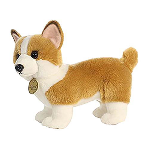 Aurora - Medium Brown Miyoni - 10.5" Corgi - Realistic Stuffed Animal
