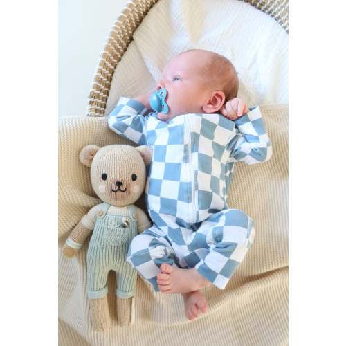 Organic Cotton Checkered Romper – Bella Berry Designs