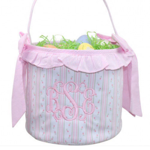 Floral Striped Easter Basket – Cecil & Lou