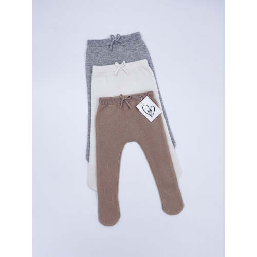 MI LOVES SIGNATURE Cashmere knit baby leggings