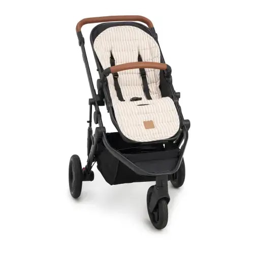 Stripe Linen Pram Liner