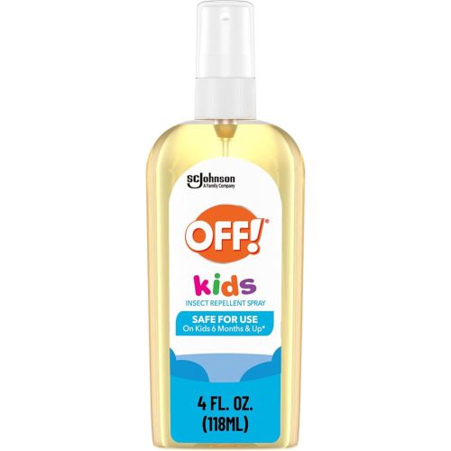 OFF! Kids Insect Repellent Spray, 100% Plant Based Oils, Safe for Use On Babies, Toddlers and Kids, 4 oz