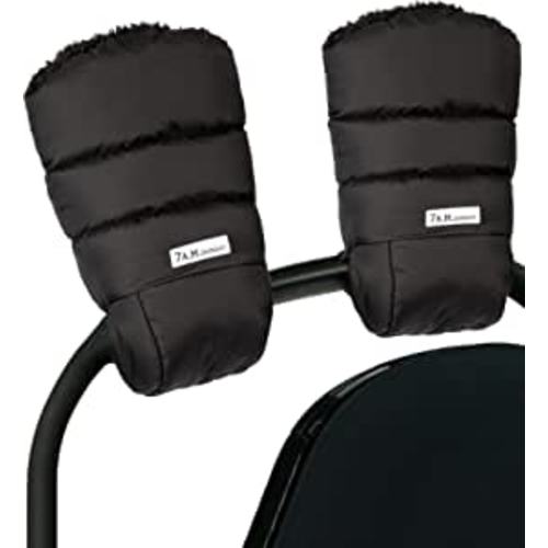 7AM Enfant Stroller Warmmuffs - Polar Hand Warmers with Anti- Freeze, Cold Weather, Water Repellent & Warm Hand Gloves for Pushchair, Pram, Stroller & Car Seat Bar : Amazon.ca: Baby