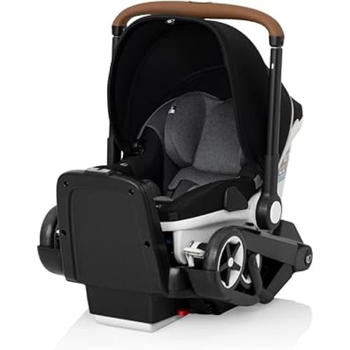 Gold Shyft DualRide with Carryall Storage Infant Car Seat and Stroller Combo (Moonstone Gray)