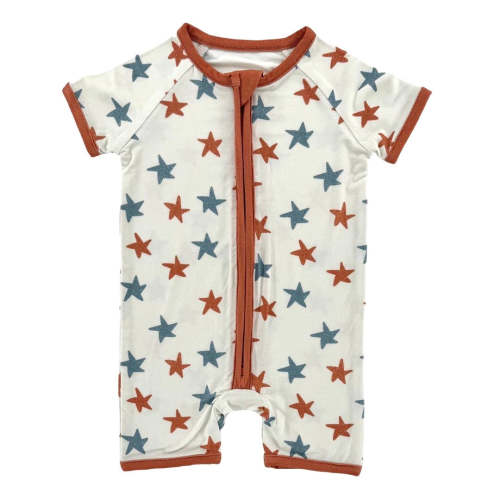 Vintage Stars Bamboo Short Romper