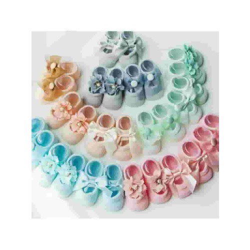 Topumt 3pair Newborn Baby Girl Toddler Lace Frilly Bow Ankle Anti Slip Socks 0-3T