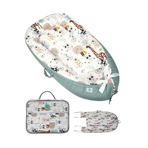 Lounger Pillow -100% Cotton Breathable Soft Breathable & Portable Cover Essentials Floor Seat (Blue Star)