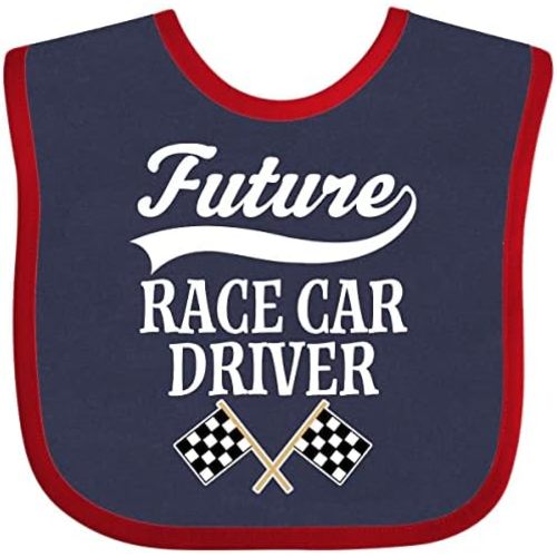 inktastic Future Race Car Driver Racing Baby Bib
