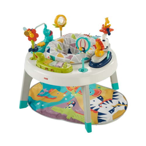Fisher-Price 3-in-1 Sit-to-Stand Infant Activity Center and Toddler Play Table, Unisex