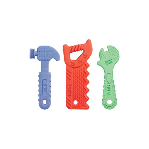 Nuby 3pk Silicone Tool Teethers