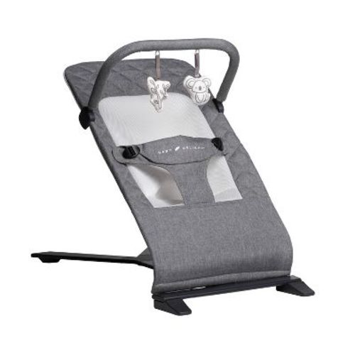 Baby Delight Alpine Deluxe Portable Bouncer - Charcoal Gray