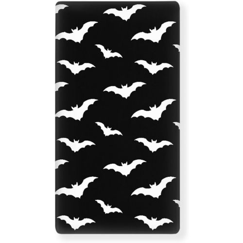 Black Bat Fitted Crib Sheet Bats Baby Crib Sheet Fit Standard Crib and Toddler Mattress,Crib Mattress Sheets for Boys Girls 28"x52"