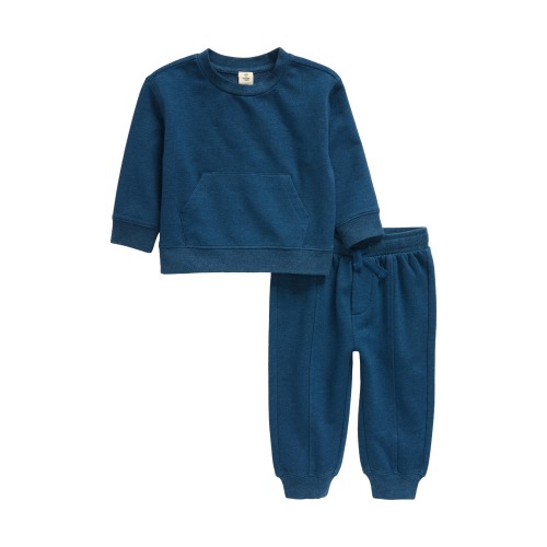 Baby Fleece Sweatshirt & Joggers Set, 3M, Blue Sailor