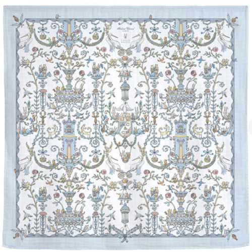 Carré Toile de Jouy Blue - Atelier Choux x Caitlin Wilson Swaddle