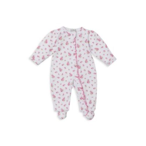 Girls'  Velour Printed Footie - Baby 6M